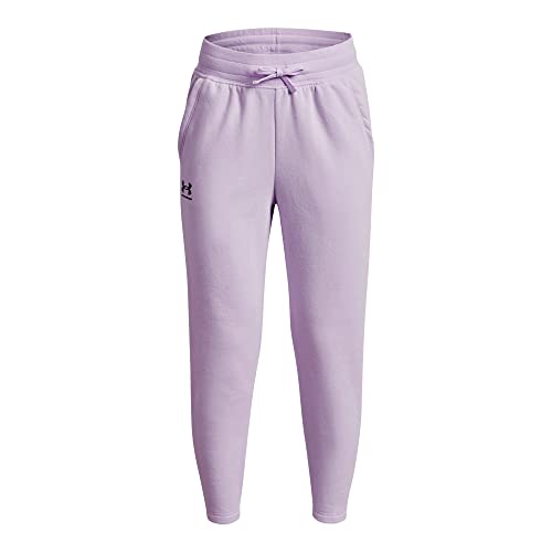 Under Armour Girls Rival Fleece Crop Pant3