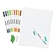 Paladone WeCool Magic Trace Minecraft-Starterset, offiziell, aufleuchtend, Malset mit 16 Seiten zum Nachzeichnen, 10 Marker mit zwei Spitzen, 1 Glow-Grip-Linienzeigestift, Kunst-/Bastelset, ab 6