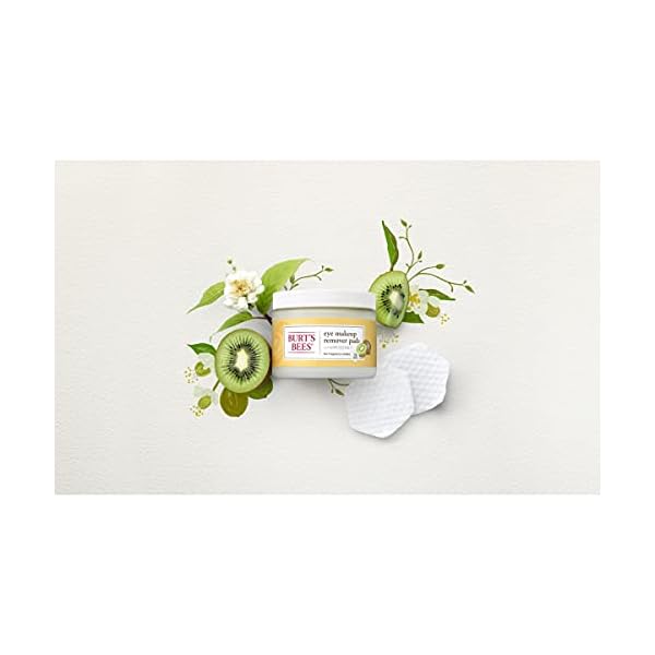 Burt's Bees Eye Makeup Remover Pads,35 Count (Pack of 3)
