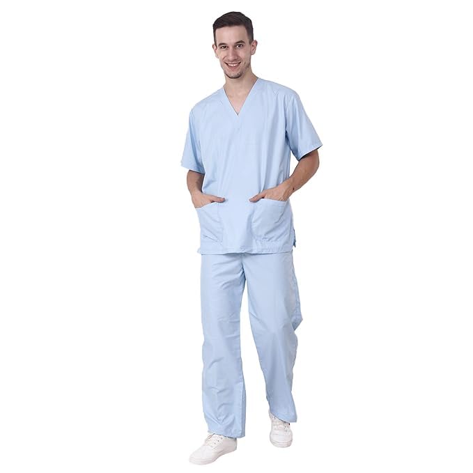 See full amazon price history chart for RANK Mens Regular Fit Polyester Viscose Scrub Suit for Componder| Half Sleeves Hospital Uniform Dress for Doctors, Nurses and Dentist (XS, Aqua Blue) RANK Mens Regular Fit Polyester Viscose Scrub Suit for Componder| Half Sleeves Hospital Uniform Dress for Doctors, Nurses and Dentist (XS, Aqua Blue) (B0D5Y5YCP9) Amazon Price History, Amazon Price Tracker