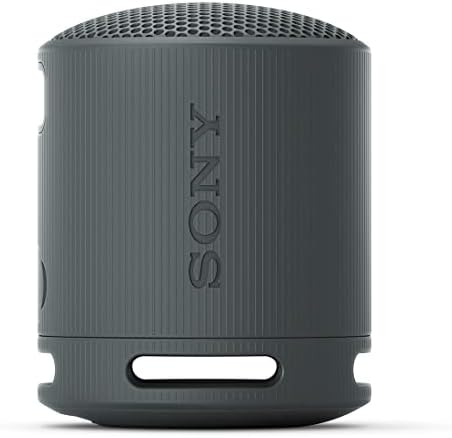 ソニー(SONY) ワイヤレススピーカー SRS-XB100:クリアな と重低音再生/防水・防塵対応 IP67/ロングバッテリー内蔵 約16時間/ハンズフリー通話対応/ステレオペア機能搭載/USB Type-C充電 ブラック SRS-XB100 BC