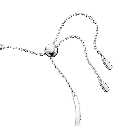 Swarovski Iconic Swan Bangle, Swan, Clear Crystal, Rhodium Finish