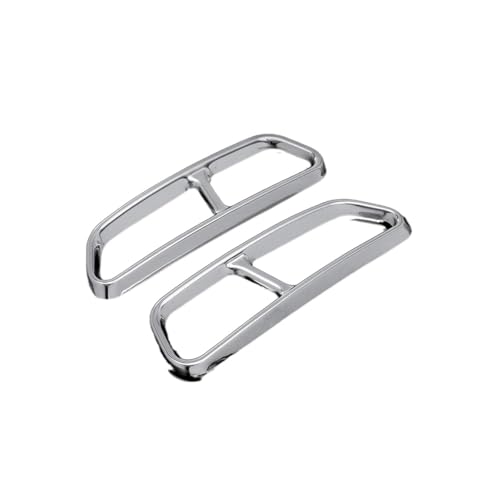 Embout d'échappement pour Audi A6 A7 C7 en acier chromé brillant - Lot de 2