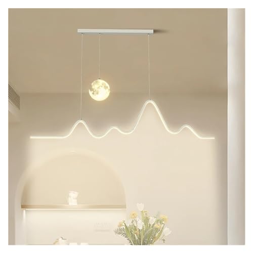 Lustre salon moderne à intensité variable avec LED intégrées pour un éclairage sur mesure - 2