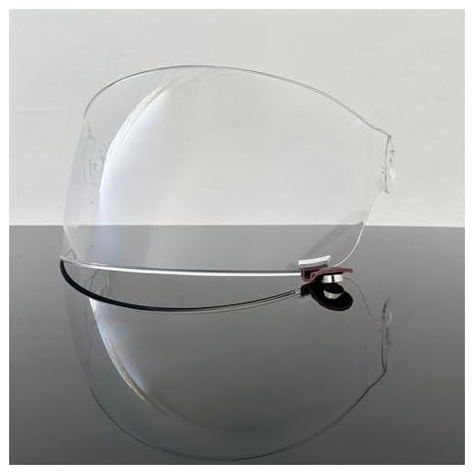 Generico Visiera del casco, Lente for visiera for casco Bullitt Lente di ricambio for visiera for casco integrale for moto for Bell Bullitt(Clear)