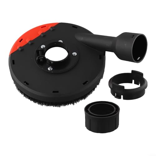 HOHOVYVY Absaughaube Winkelschleifer, 150Mm Schleifstaubabdeckung, Winkelschleifer Staubschutz Mit Bürstenring, Abnehmbar Für Wandnahes Schleifen