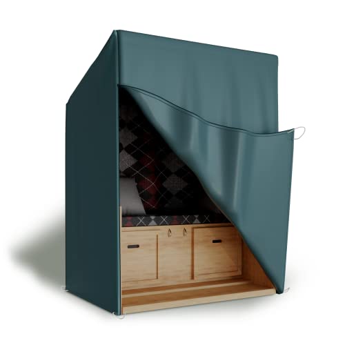 Kronenburg Strandkorb Schutzhülle winterfest 125x90x165/135cm in...