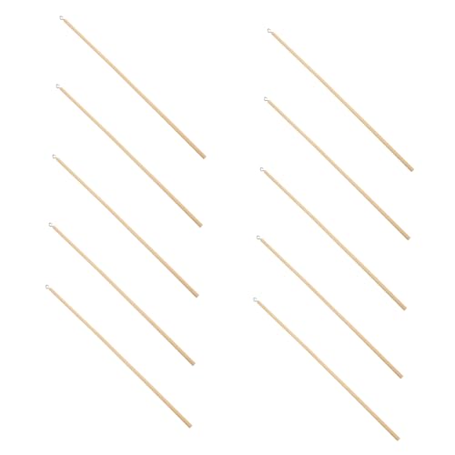 GALPADA 10pcs Wooden Dowels for Puppet Control Precision Craft Sticks for Shadow DIY Projects and Model Making Natural Wood Rods for Creative Arts
