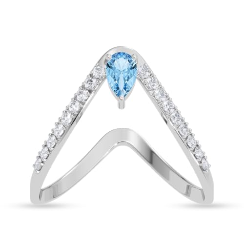 Image of Clara 925 Sterling Silver Vanki Adjustable Ring for Women Platinum Plated | Gift for Women & Girls | Swiss Zirconia | Elegant Design