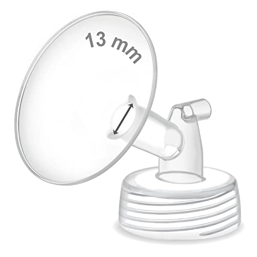 Image of Maymom Pump Part Compatible with Spectra S1,S2 Spectra 9 Plus Breastpump; Incl Wide Mouth Flange (One flange-13mm Flange) Not Original Spectra Flange; Not Spectra Baby USA Parts