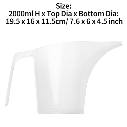 Vaso medidor plástico transparente 2 litros iiniim miniatura 7