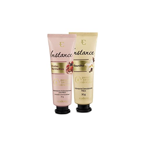 Eudora Combo Instance: Creme para Mãos Baunilha 30g + Creme para Mãos Frutas Vermelhas 30g 1 310KtboA20L