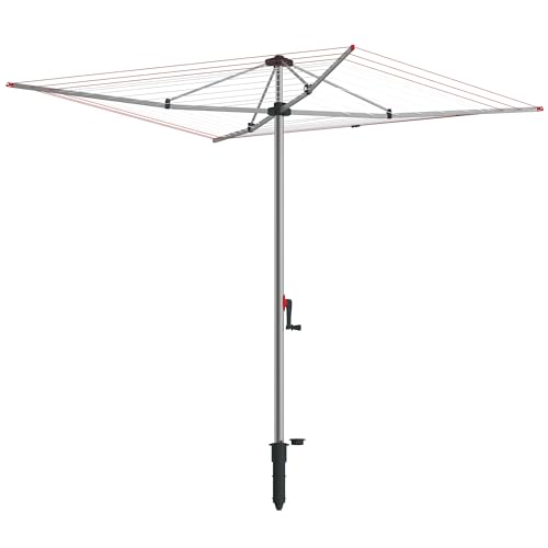 Vileda Supadry Hoist Rotary Washing Line 60 m Outdoor Clothes Dryer