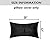 Home Brilliant Plush Deluxe Mongolian Faux Fur Suede Accent Decorative Throw Pillow Decorations Sham Oblong Rectangle Cushion Cover for Bed, 12x20 Inch, Black