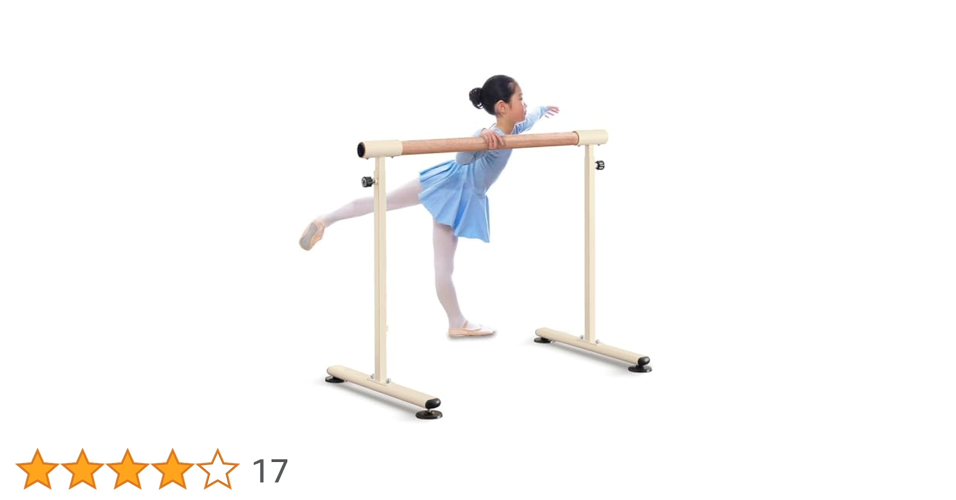 RiZKiZ バレエ レッスン　バー Amazon | RiZKiZ バレエレッスンスタンド 【ベージュ】 自宅練習