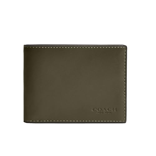 Coach Slim Billfold, Army Green