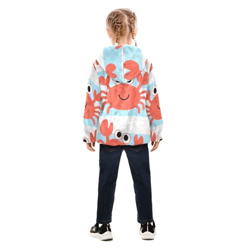 GuoChe Crab Toddler Sherpa Jacket4