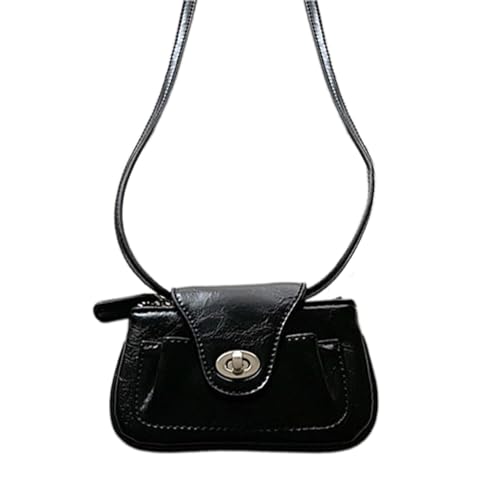 Women PU Leather Shoulder Bag Chain Strap Crossbody Bag Korean Style Messengers Bag Fashion Mobile Phone Bag Purse