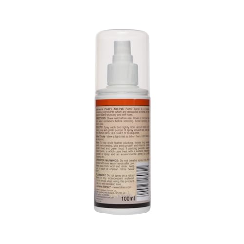 Spray anti-picorage pour volaille Johnsons transparent liquide de soin pour oiseaux 100 ML - 3