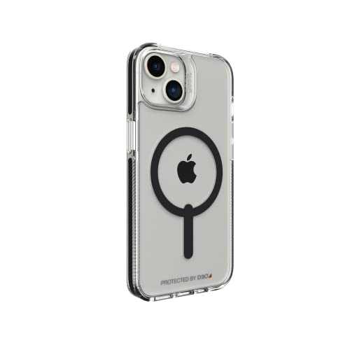 Image of ZAGG Gear4 Santa Cruz Snap Case for Apple iPhone 14, D30 Drop Protection Up to (13ft│4m), Wireless Charging Compatible, Reinforced Top, Bottom & Edges - Clear