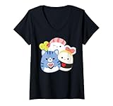 Mujer Squishmallows Sushi Lovers Valentine Camiseta Cuello V
