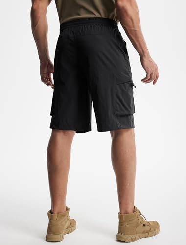 Image of Libin Men's Shorts Casual All Day Comfy Quick Dry Lightweight Cargo Hiking Shorts Breathable Outdoor Sports Travel