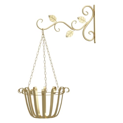Support de suspension pour plantes extérieur porte-panier en fer - 8
