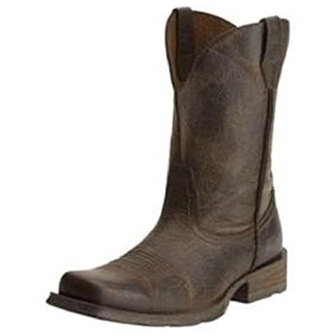 ARIAT Rambler Herren Western-Cowboystiefel mit breiter quadratischer Spitze Cover