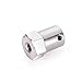 WAAZVXS Coupler 2Pcs Hex Coupler Iron Electroplated Shaft Coupling for Connecting Motor Shaft and Hexagon Wheel (Inner Diameter : 3mm)