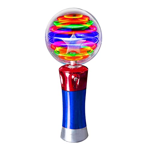 Juguete de bola luminosa para niños de Año Nuevo 2023 con luz LED giratoria, juguete para cocina, niña pequeña, Multicolor, Talla única