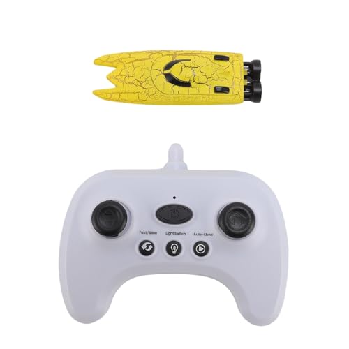 Barco RC, Mini Barcos de Carreras RC de Alta Velocidad de 2,4 GHz, Barcos de Control Remoto para Piscinas, Lagos, Motos acuáticas controladas por Radio para niños