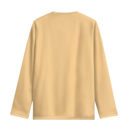 Image of Girls Long Sleeve T Shirt Cute Cartoon Crewneck Shirt for Kids 3-16Y Fall Winter Clothes