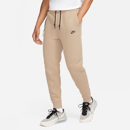 Nike Tech Fleece Jogger Pant Mens Size - L Khaki/Black2