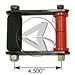 MCS1054 Rear of Front Leaf Spring Shackle Kit for Chevy/GMC Blazer, Jimmy, Suburban, and V30/500 (Old Style) 4wd (1988-1991)