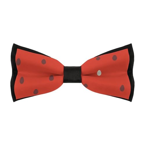 JYYAU Watermelon Pattern Bow Tie Adjustable Necktie For Men Business Fashion Pre-tied Tie Neckwear Novelty Accessory For Weddings Party Festival