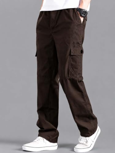 Image of Lymio Cargo for Men || Cotton Cargo Pant || Drawstring Waist Pant (Also Available in Plus Sizes) (117-120)