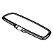 Qiilu Car Interior Inner Rearview Mirror Frame Cover Trim for Alfa Romeo Stelvio/Giulia