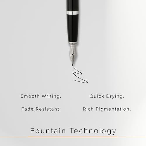 Image of Cross Fountain Pen Converter Push-In Style - Fountain Pen Converter for Convenient Refilling - Ink Cartridge Alternative - Snap-Fit Design - Writing Supplies - Easy to Use