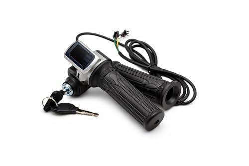 Image of 36V E-Bike Throttle with LED Display ON-OFF Key Lock for Electric Bike /bicycles /Scooter /E-Rckshaw