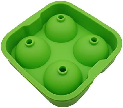 Summer Ecofriendly 4 Cavity Ice Ball Maker Silicone Ice Sphere Tray Food Grade Ice Ball Mold