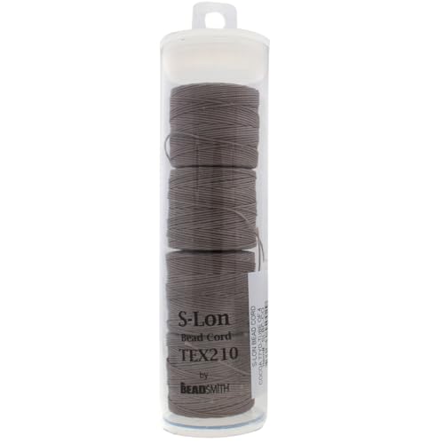 Cuentas Superlon Tex210 chocolate de 70 metros para diseño de pulseras 3
