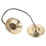 Abaodam Cymbales Cloche en Cuivre pour Yoga et Diverses Occasions, Instrument de Musique de Percussion Design Flexible et Grosse Durabilité, Apparence Élégante