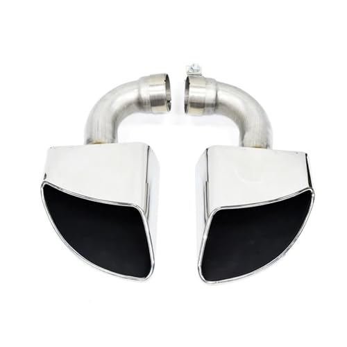 Para VW Para Touareg 2012-2017 Tubo De Escape Cuádruple Boquilla Punta Silenciador Acero Inoxidable Negro Cola Escape Coche Tubo(Original style)