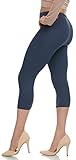 Lush Moda Extra Soft Capri Leggings - Variety of Colors - Charcoal