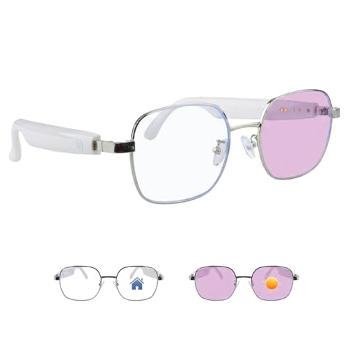 Image of Smart Glasses for Women-Bluetooth Glasses with Photochromic Lenses | Open-Ear Audio, Built-in Mic & Speaker, IP54 Waterproof, Wearable Tech Glasses for Seamless Indoor & Outdoor Wear