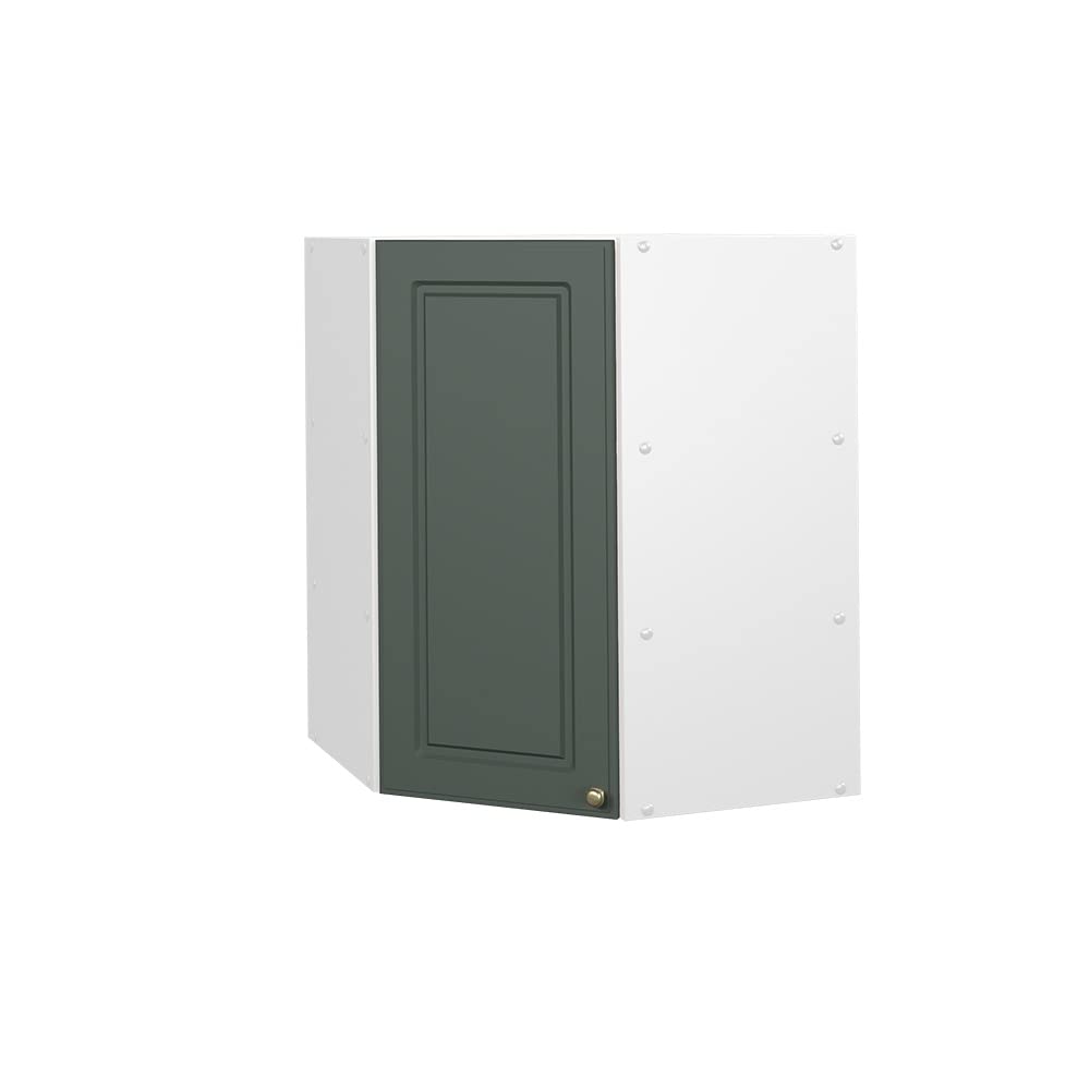 Vicco Corner wall cabinet Fame-Line, Green-Gold Country House, 57 cm