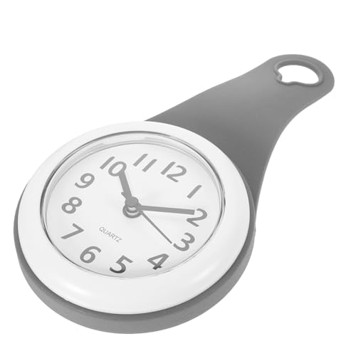 FOMIYES 1pc Mute Wall Clock Cup for Bathroom Kitchen Shower Silent Non-Ticking Design Random Scale for Easy Viewing