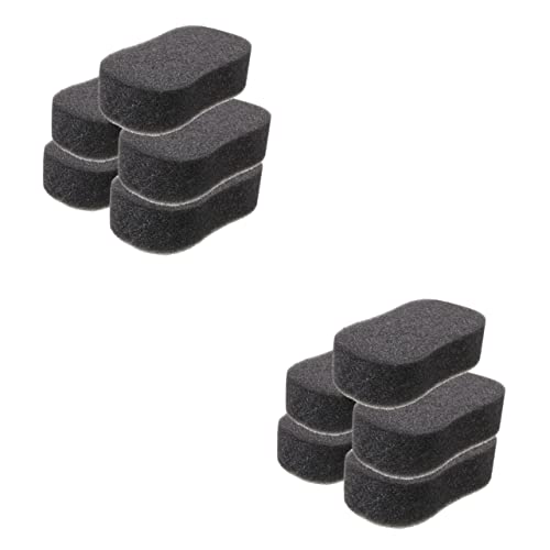 TOBBOMEY 2sets Horse Bath Sponges Horse Grooming Tool Easy to Clean Black Sponges Set 5pcs*2