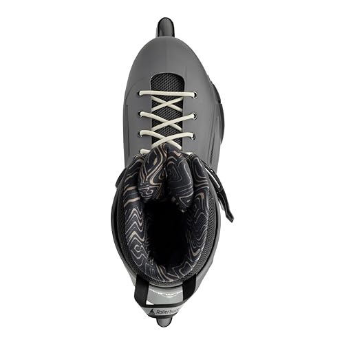 Image of Rollerblade Lightning 90 Men's Urban Inline Skate, Anthracite and Taupe