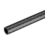 DMiotech 1 Paquet 8mmx6mmx500mm Carbone Fibre Ronde Tubes, 3K Rouleaux Enveloppé Carbone ...